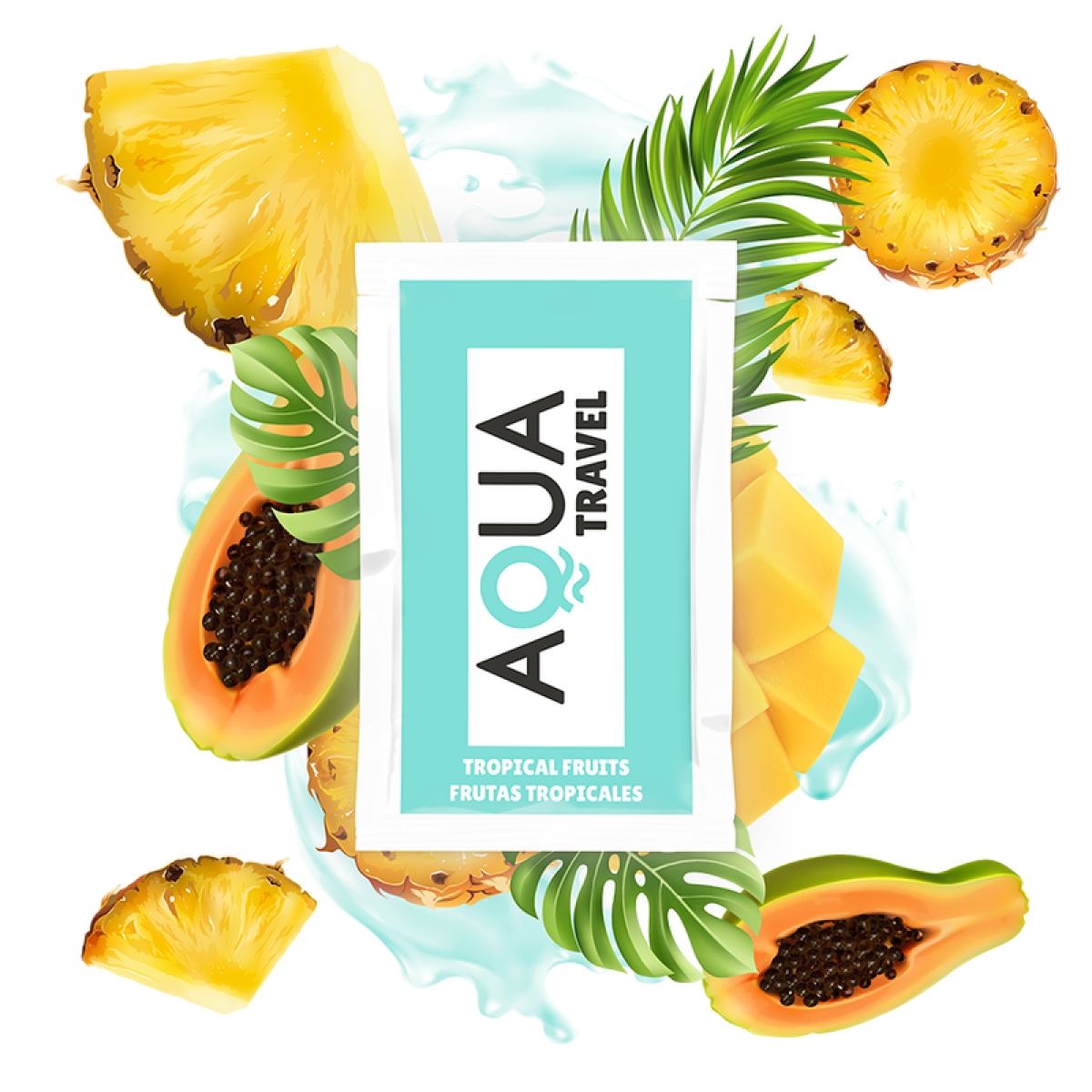 image Lubrifiant à Base D'eau Saveur Fruits Tropicaux 6 Ml