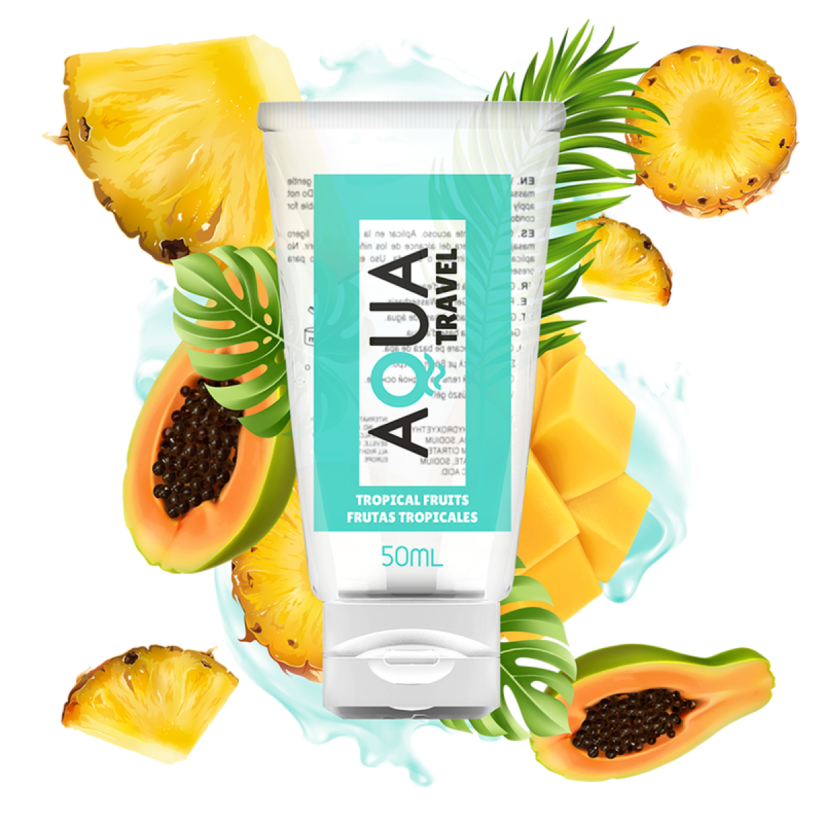 image Saveur Lubrifiant a Base D''eau Fruits Tropicaux - 50 Ml