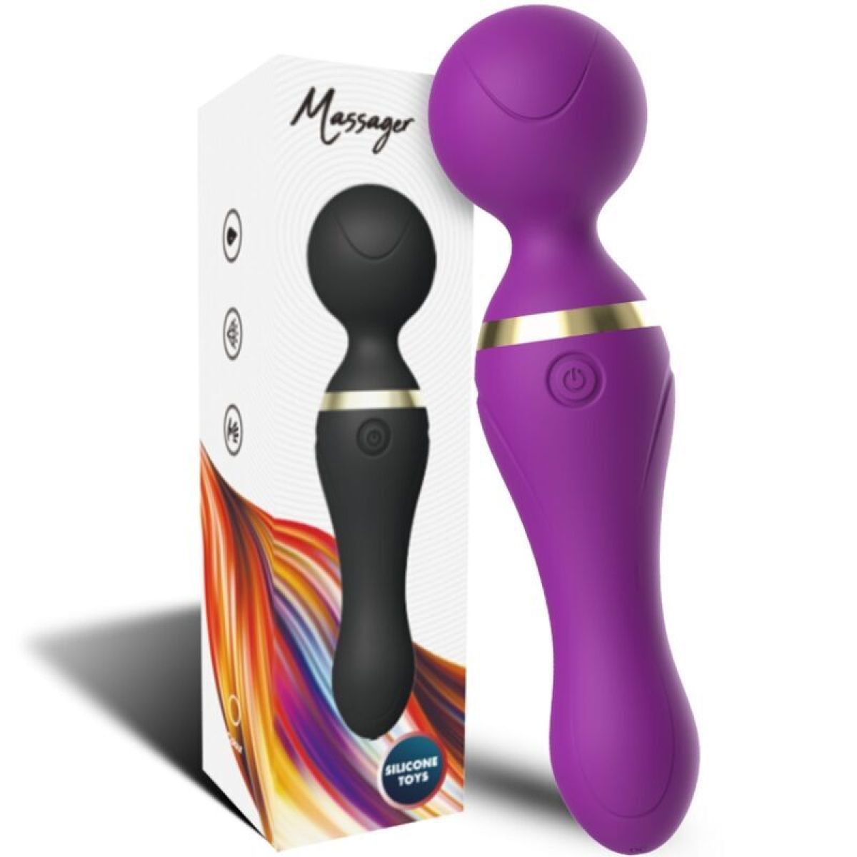 image Armony - Freeza Massager & Vibrateur Tête Super Flexible Violet