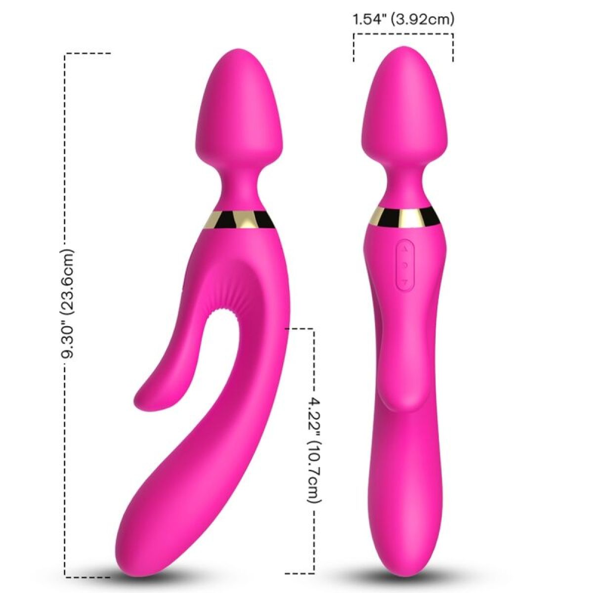 image Armony - Masseur & Vibrateur Lapin Fuchsia