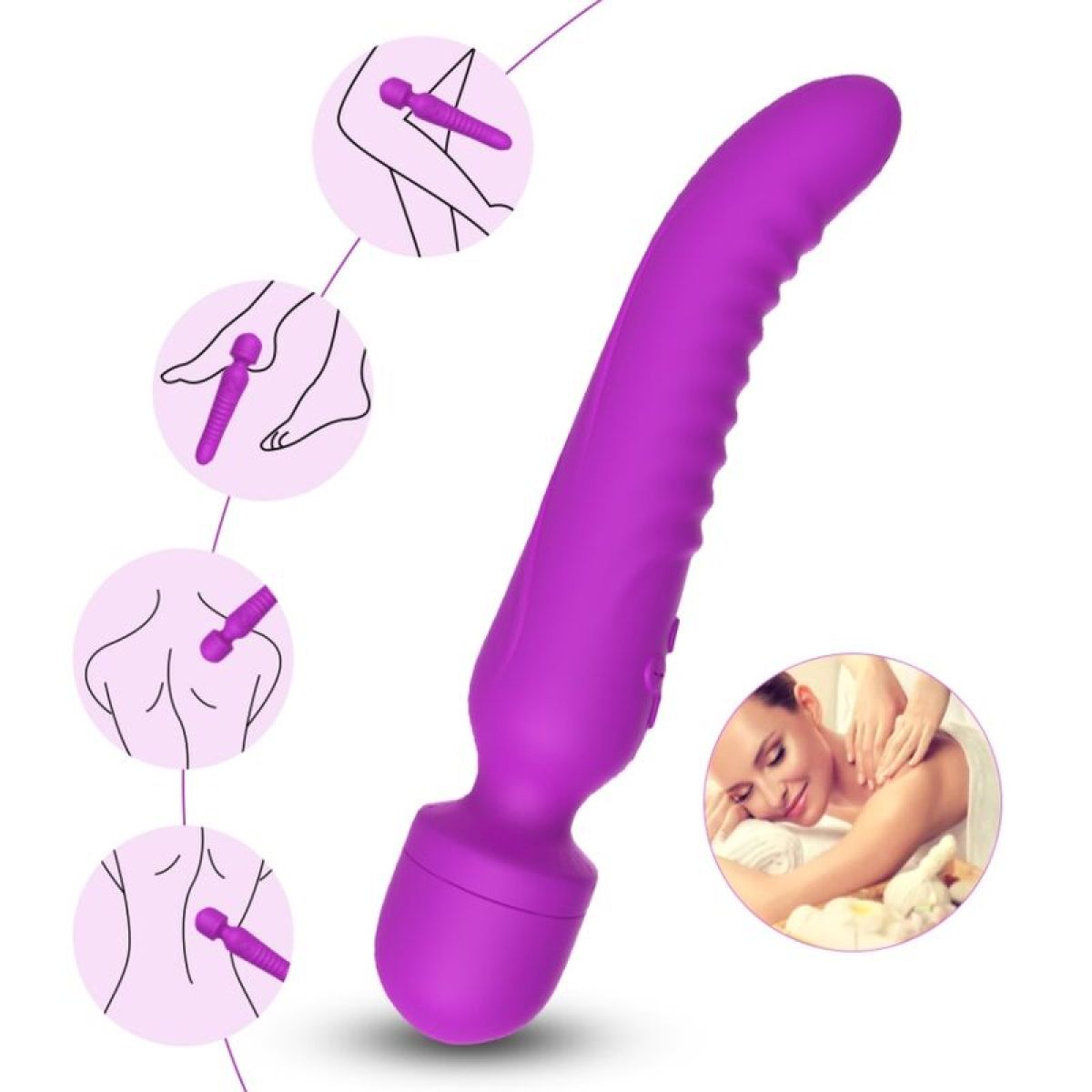 image Armony - Mission Massager & Vibrateur Effet Chaleur Violet