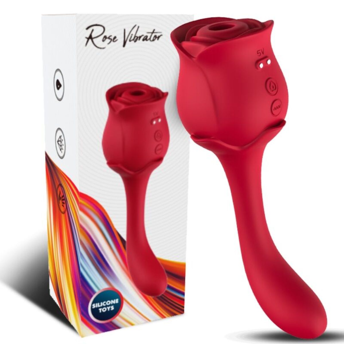 image Armony - Roselover Succion et Stimulateur de Clitoris Rouge