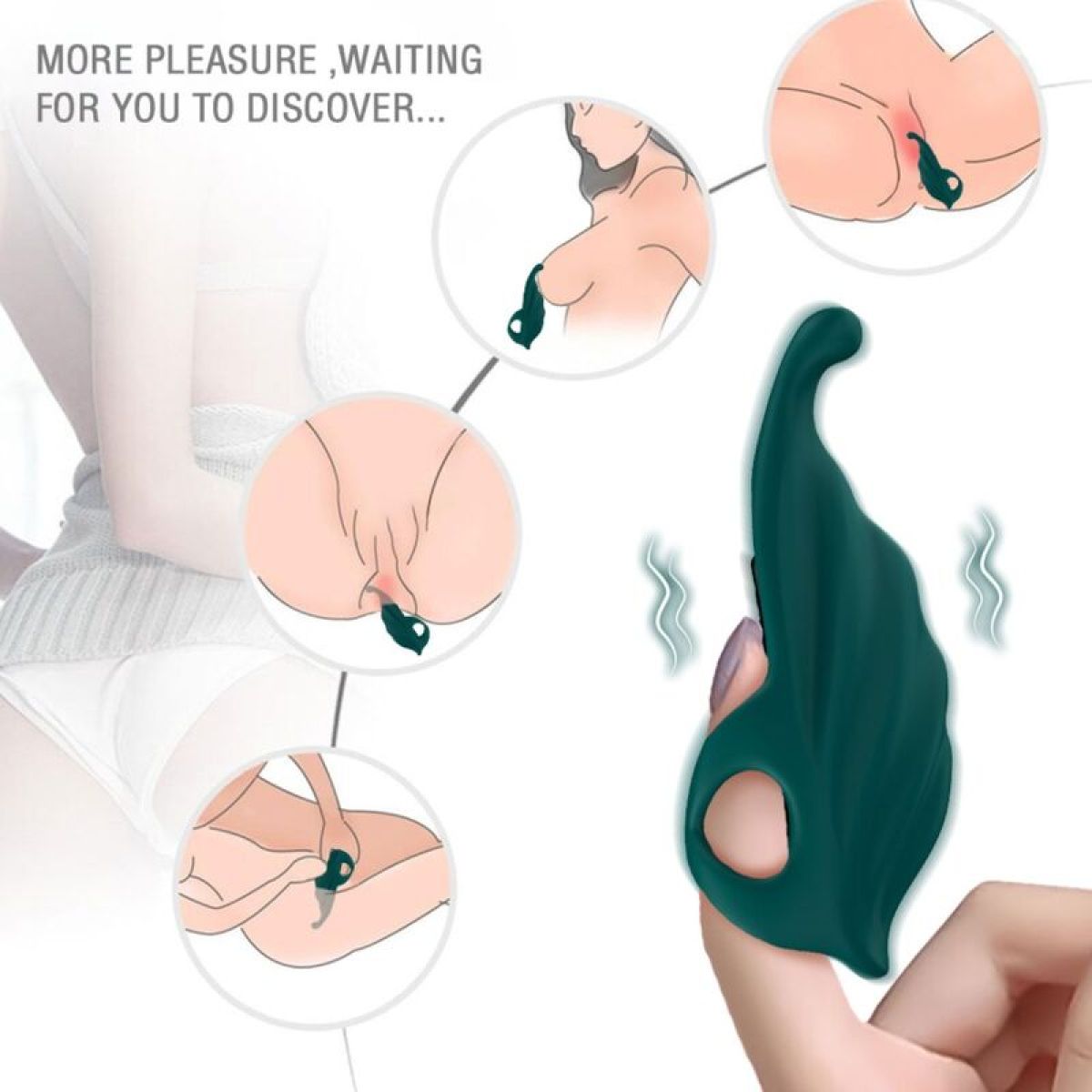 image Armony - Stimulateur de Doigts & Vibrateur Vert