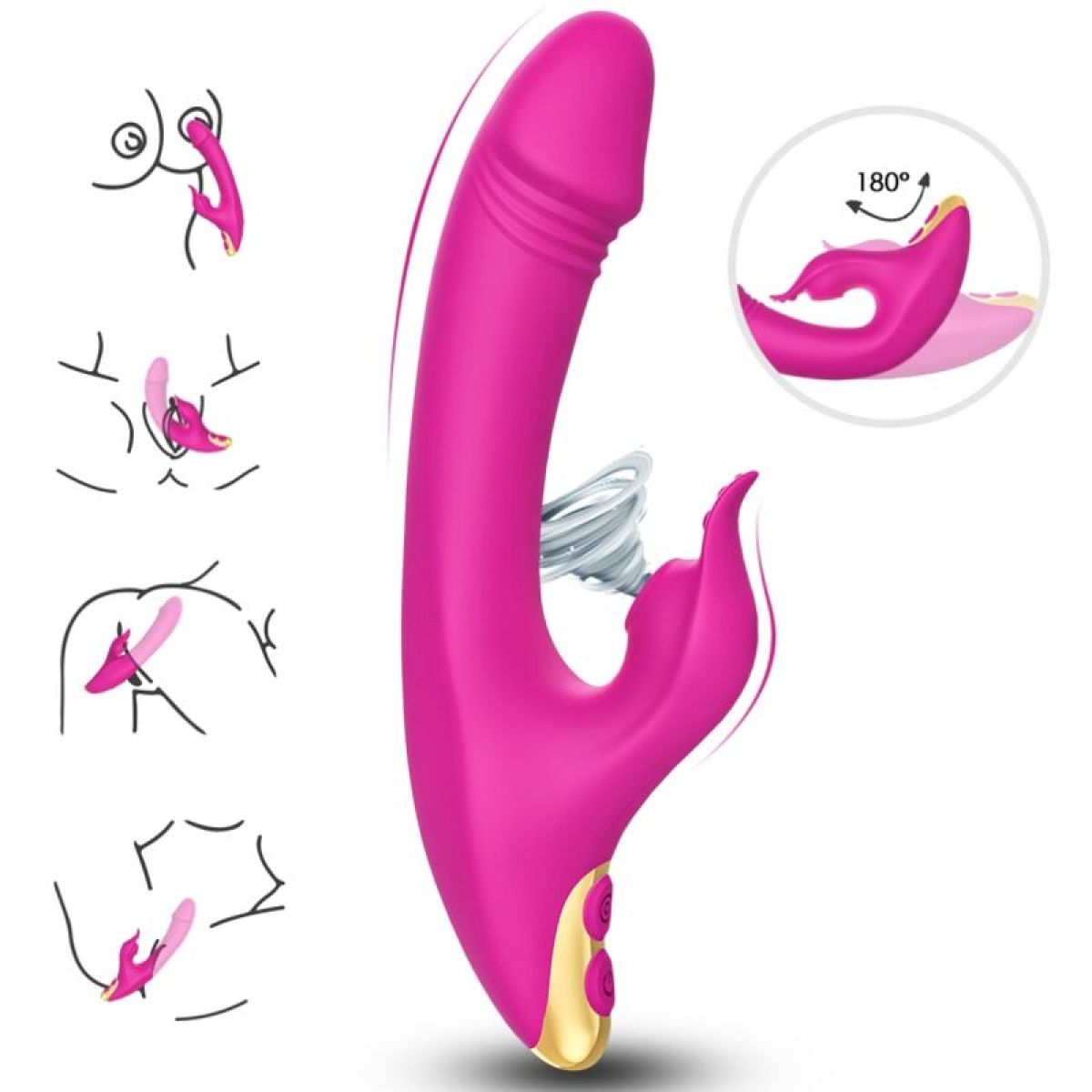 image Armony - Ventouse Love Clitoris & Point G Fuchsia