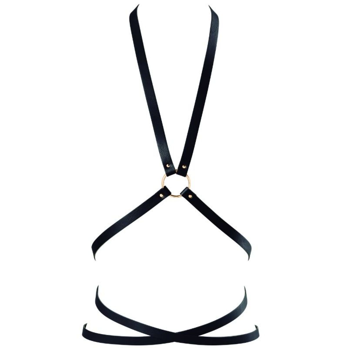 image Bijoux Indiscrets Maze - Harnais Multi-voies Noir