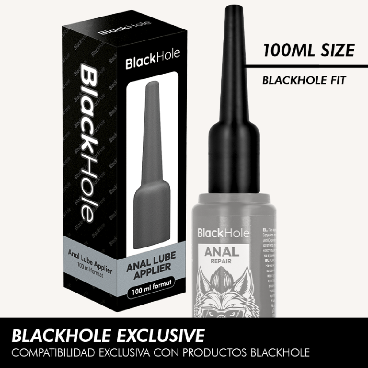 image Applicateur de Lubrifiant Anal Taille l 100 Ml