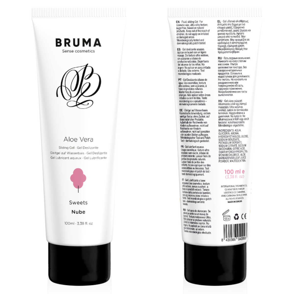 image Gel Glissant à L'aloe Vera Saveur Bonbons 100 Ml