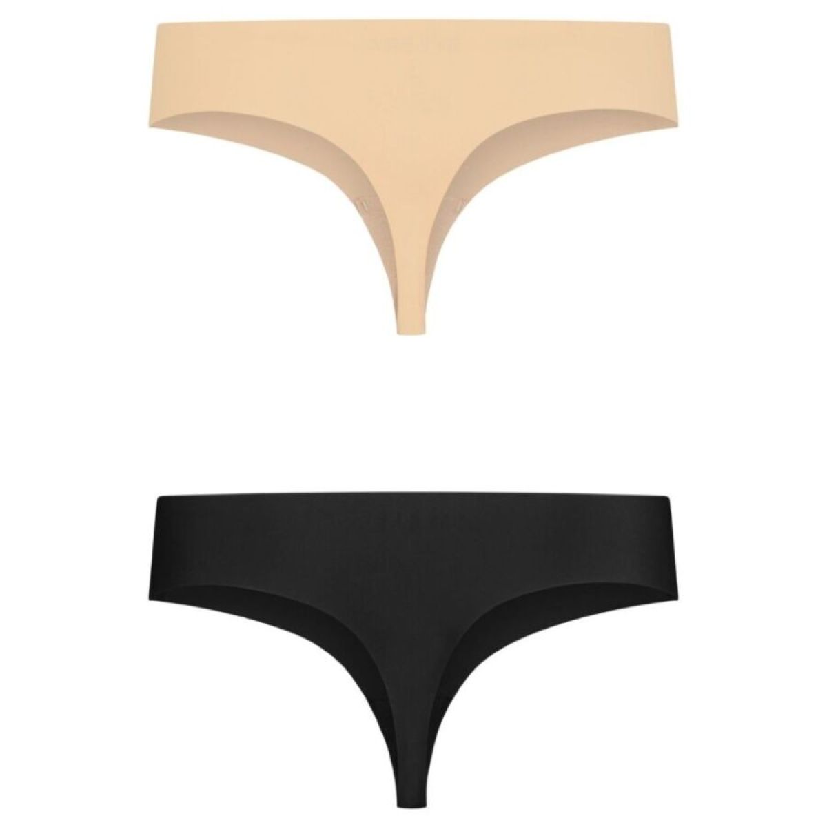 image Bye-bra - Pack 2 Tangas Invisibles Beige Y Negro Talla l