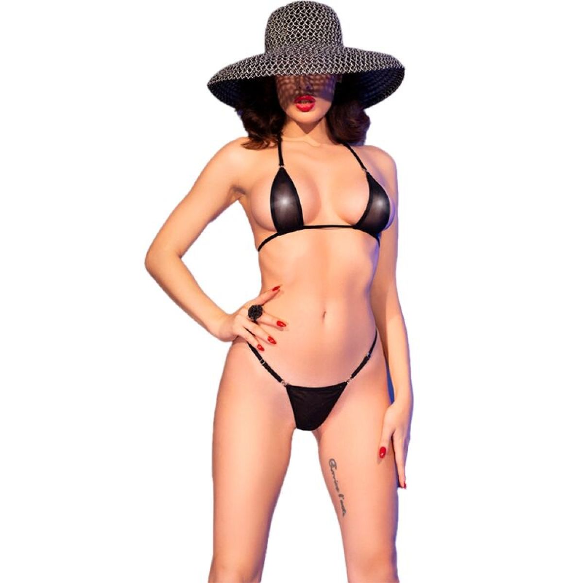 image Chilirose - Cr 4840 Micro Bikini Noir S/m