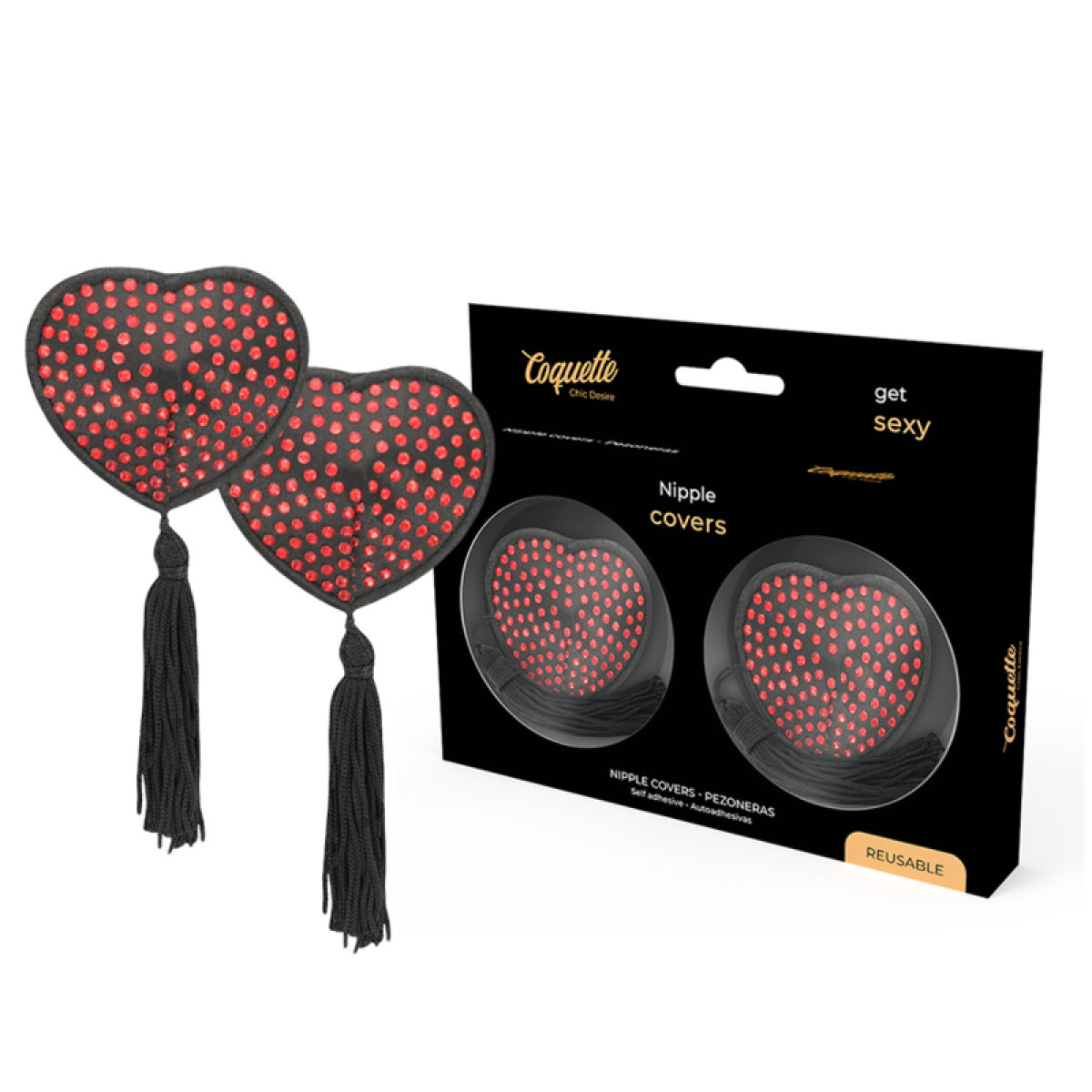 image Coquette Chic Desire - Cache-malins Rouge / Noir