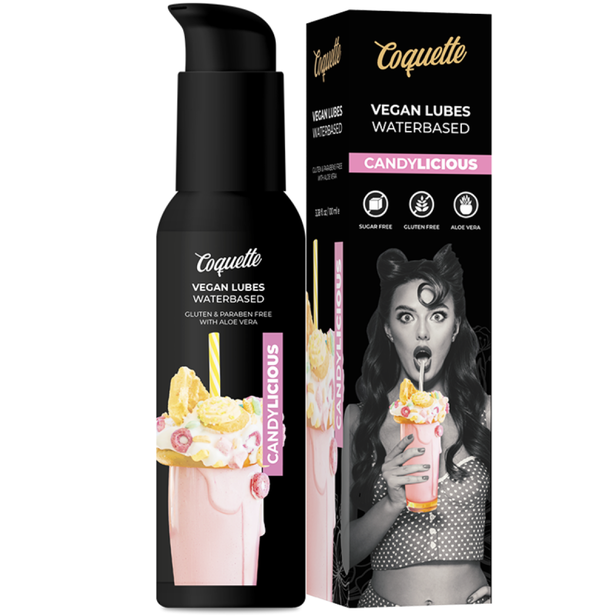 image Coquette Chic Desire - Lubrifiant Végan Candylicious Premium Experience 100ml