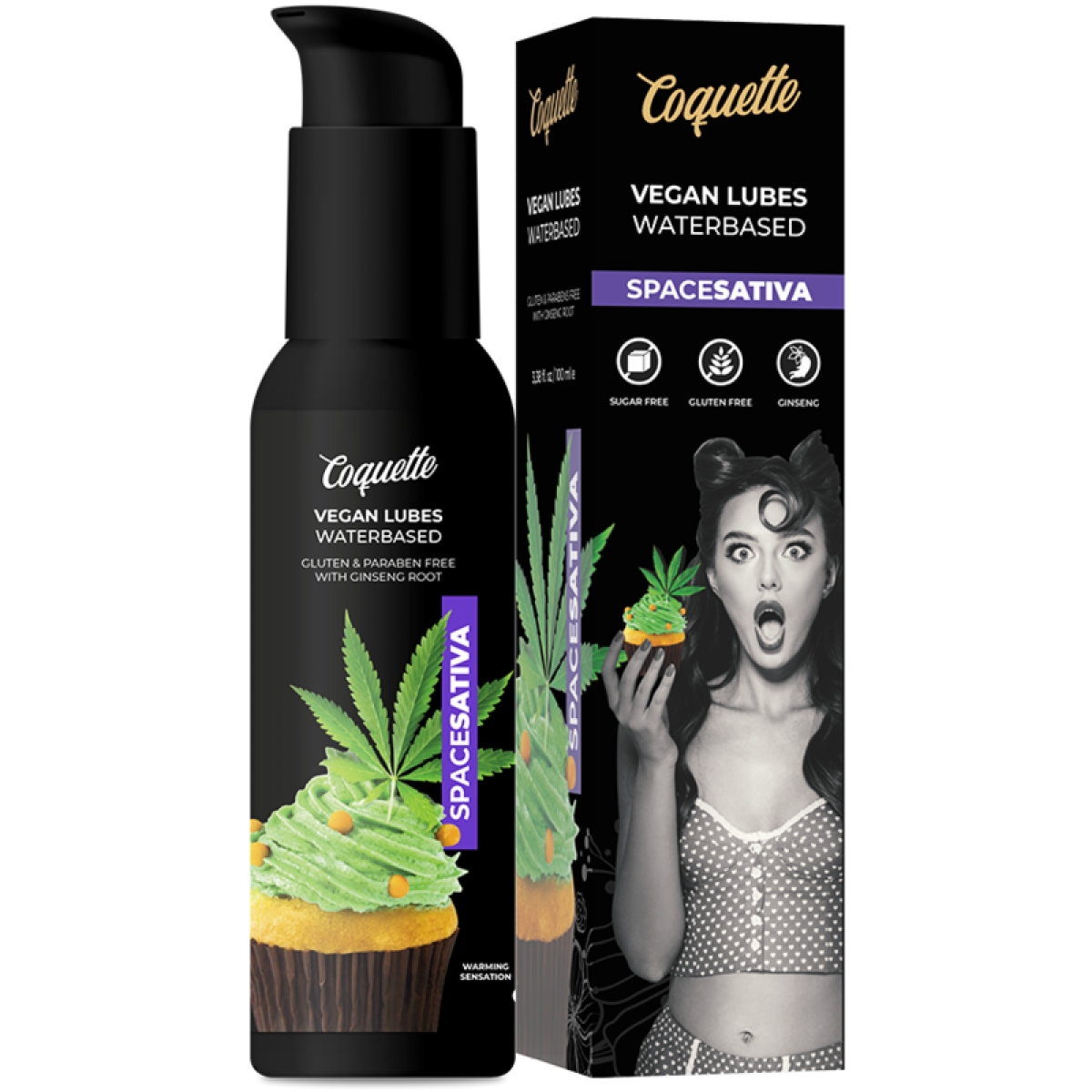 image Coquette Chic Desire - Lubrifiant Vegan Space Sativa Premium Experience 100 Ml