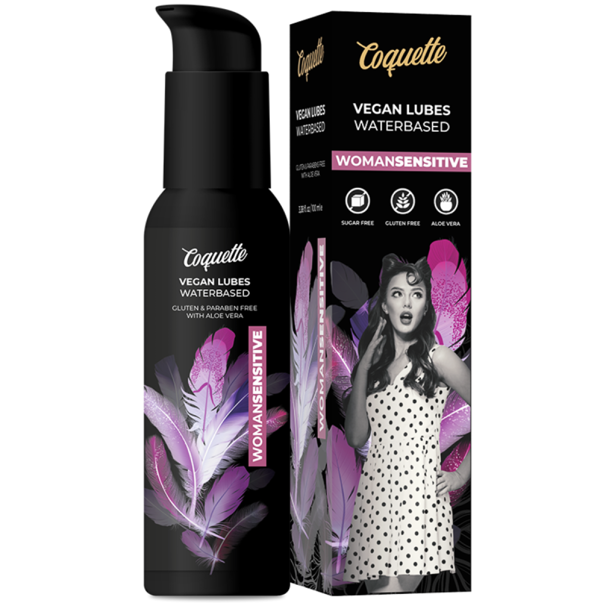 image Coquette Chic Desire - Lubrifiant Végétalien Sensible pour Femmes Premium Experience 100 Ml