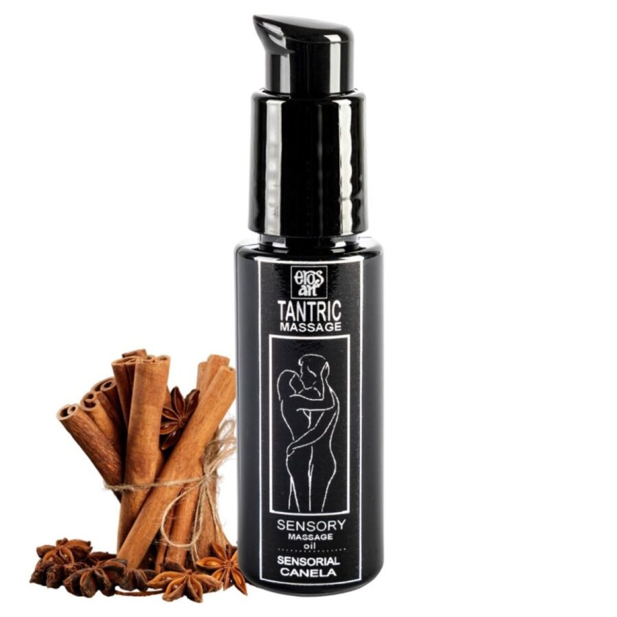 image Huile de Massage Tantrique Naturelle et Cannelle Aphrodisiaque 30 Ml