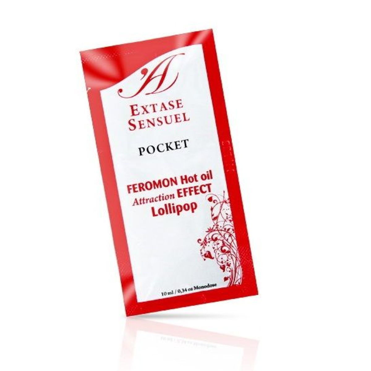image Huile de Massage aux Phéromones Effet Chaleur Sucette 10 Ml
