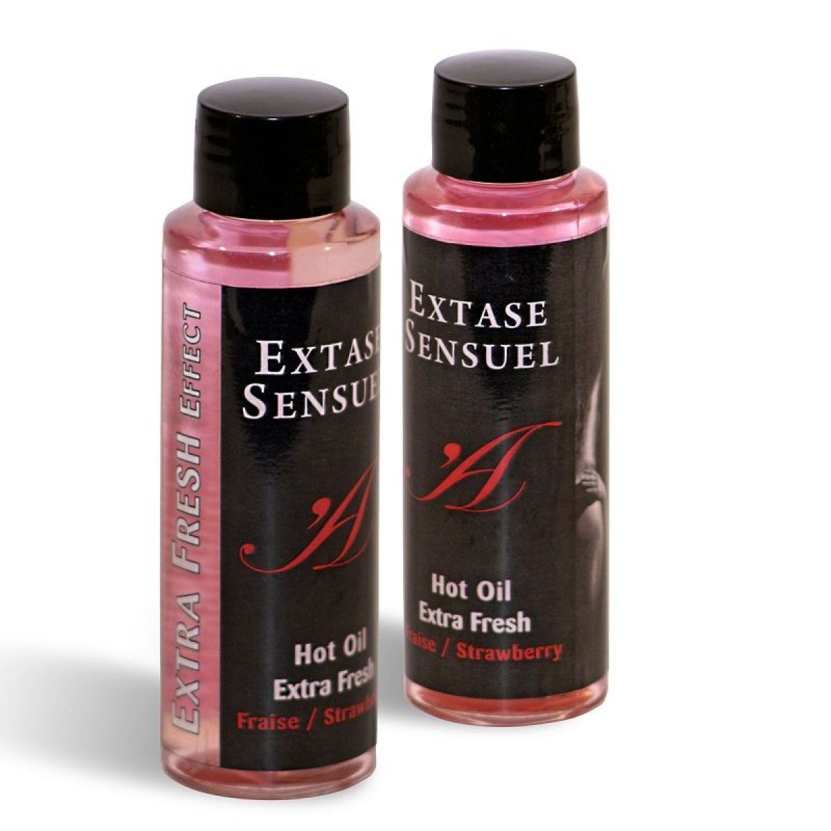 image Huile de Massage Effet Fraise Extra Fraîche 100 Ml