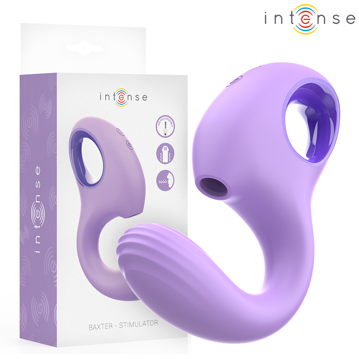 image Intense - Baxter Vibrateur & Stimulateur Violet