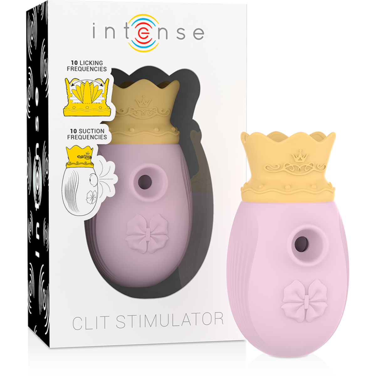 image Intense - Stimulateur de Clitoris 10 Modes D'aspiration et de Léchage - Rose