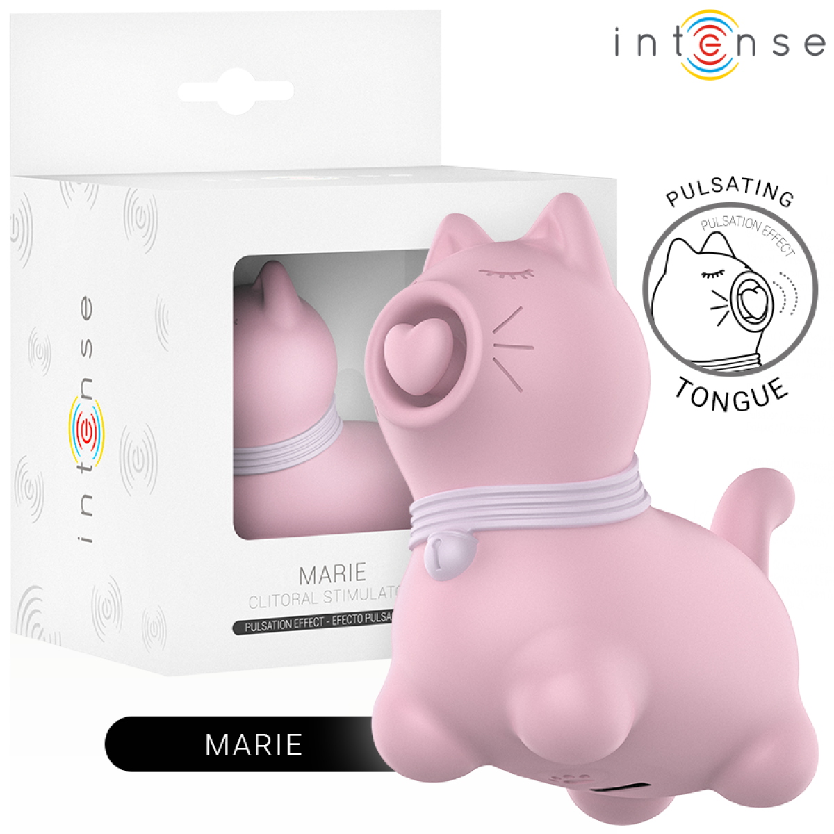 image Intense - Stimulateur de Langue Effet Pulsation Marie Pink