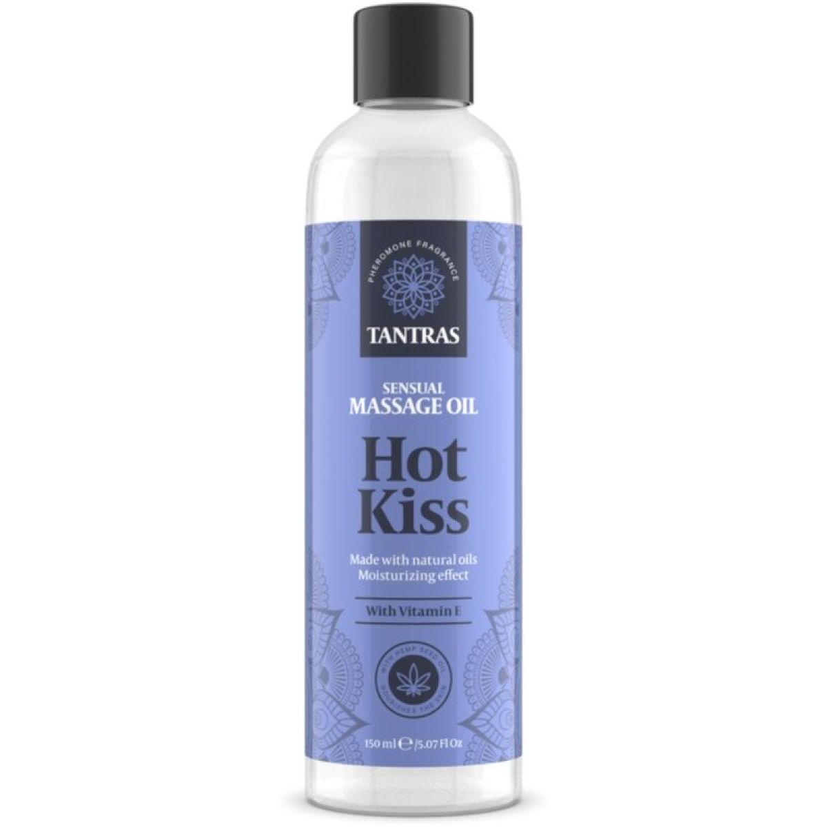 image Intimateline - Huile D'amour Tantras Hot Kiss Massage 150 Ml