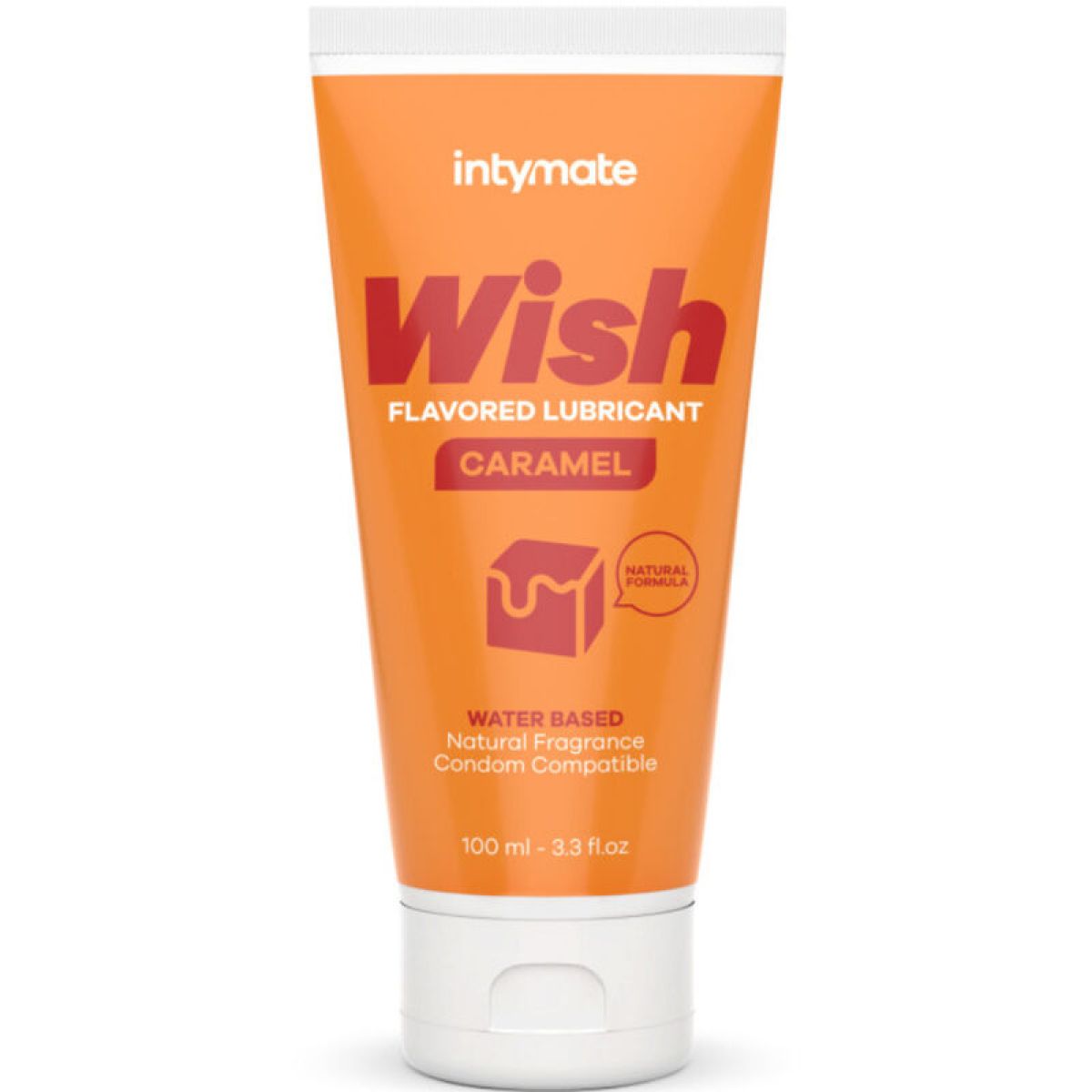image Lubrifiant Goût Caramel Wish 100 Ml