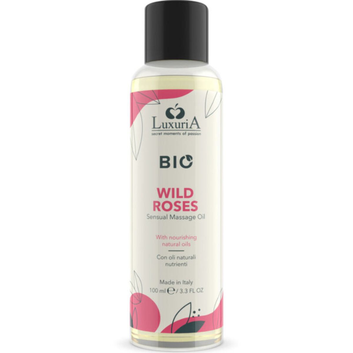 image Huile de Massage Bio Roses Sauvages 100 Ml