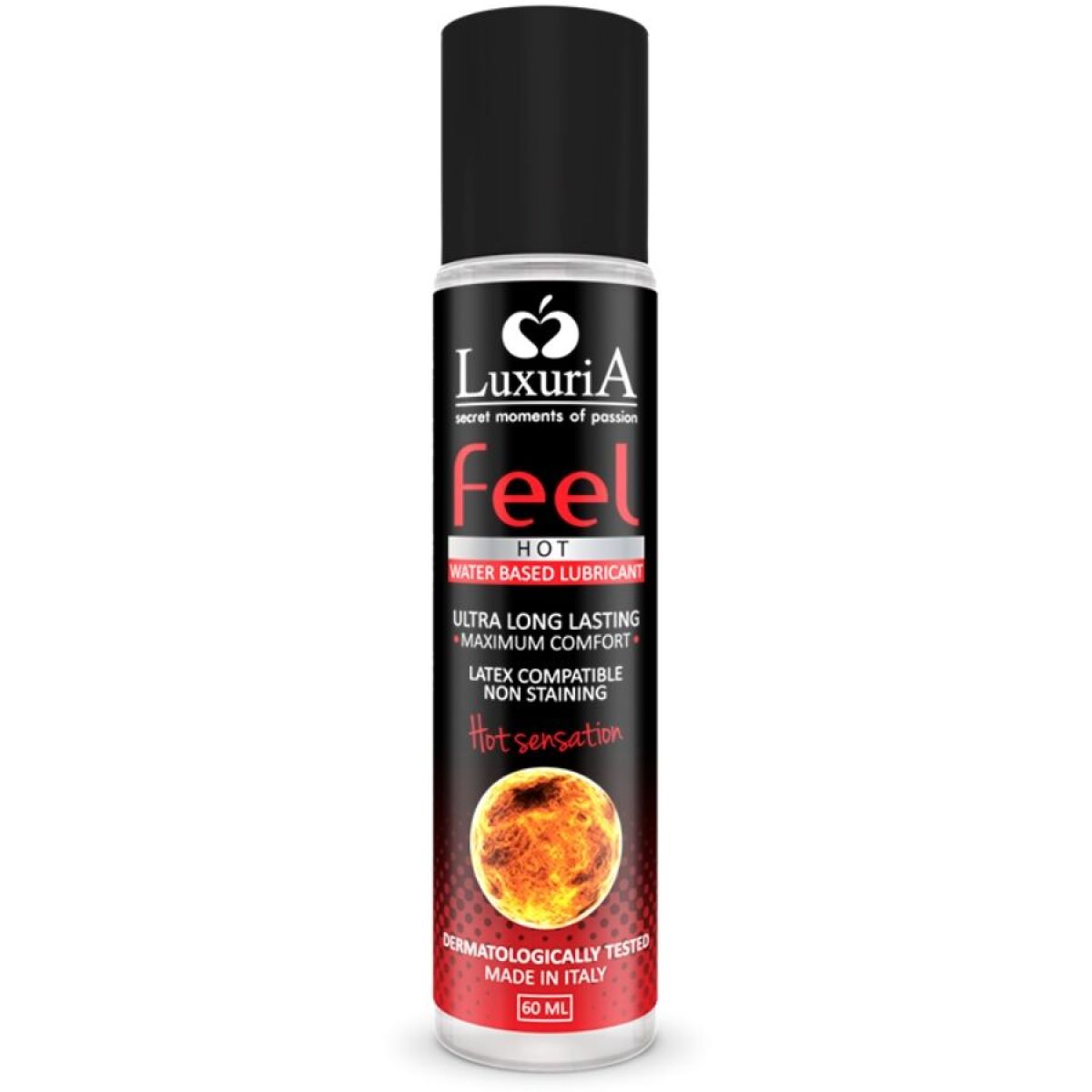 image Intimateline - Luxuria Lubrifiant Base D'eau Feel Hot Sensation 60 Ml