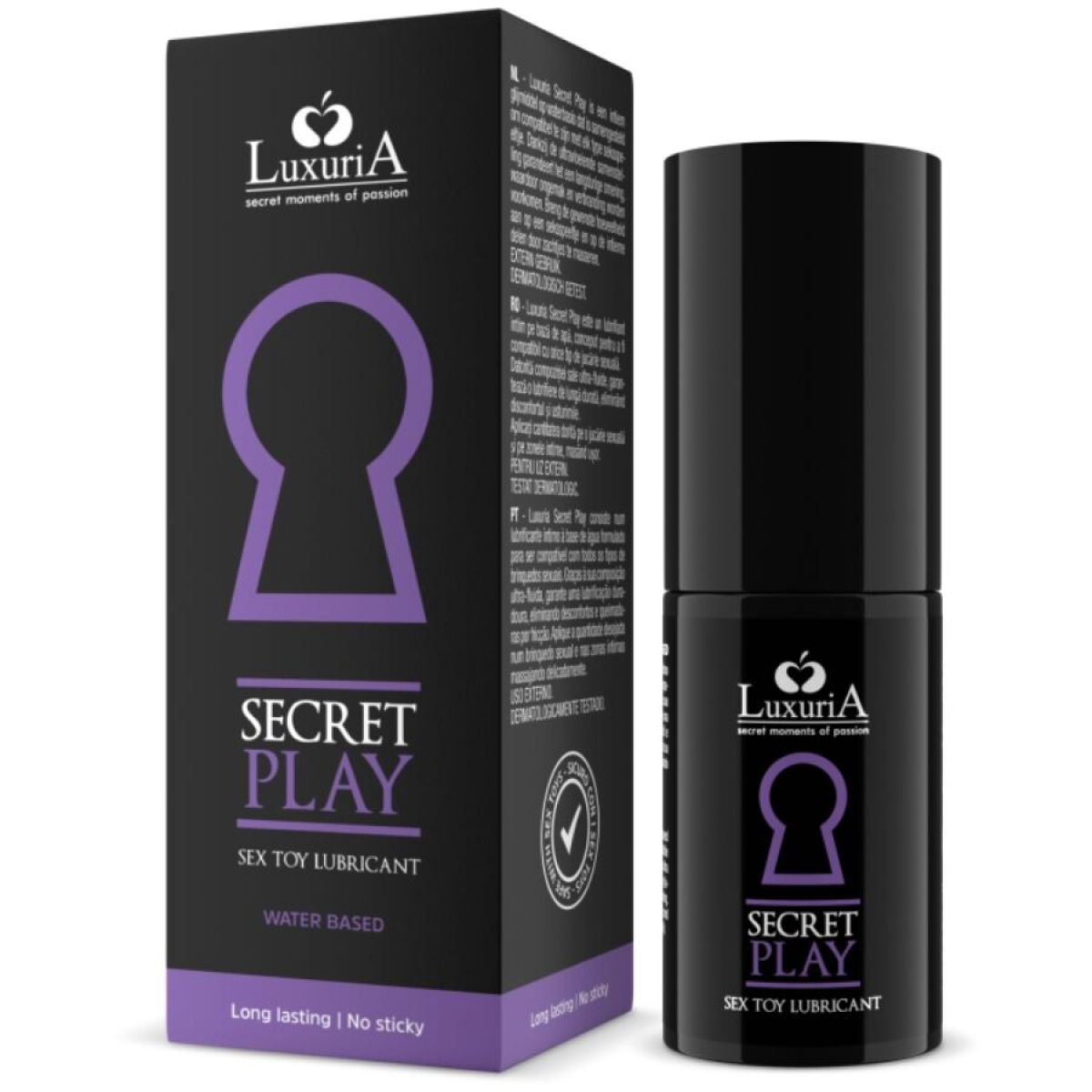 image Lubrifiant pour Jouets Sexuels Secret Play 30 Ml