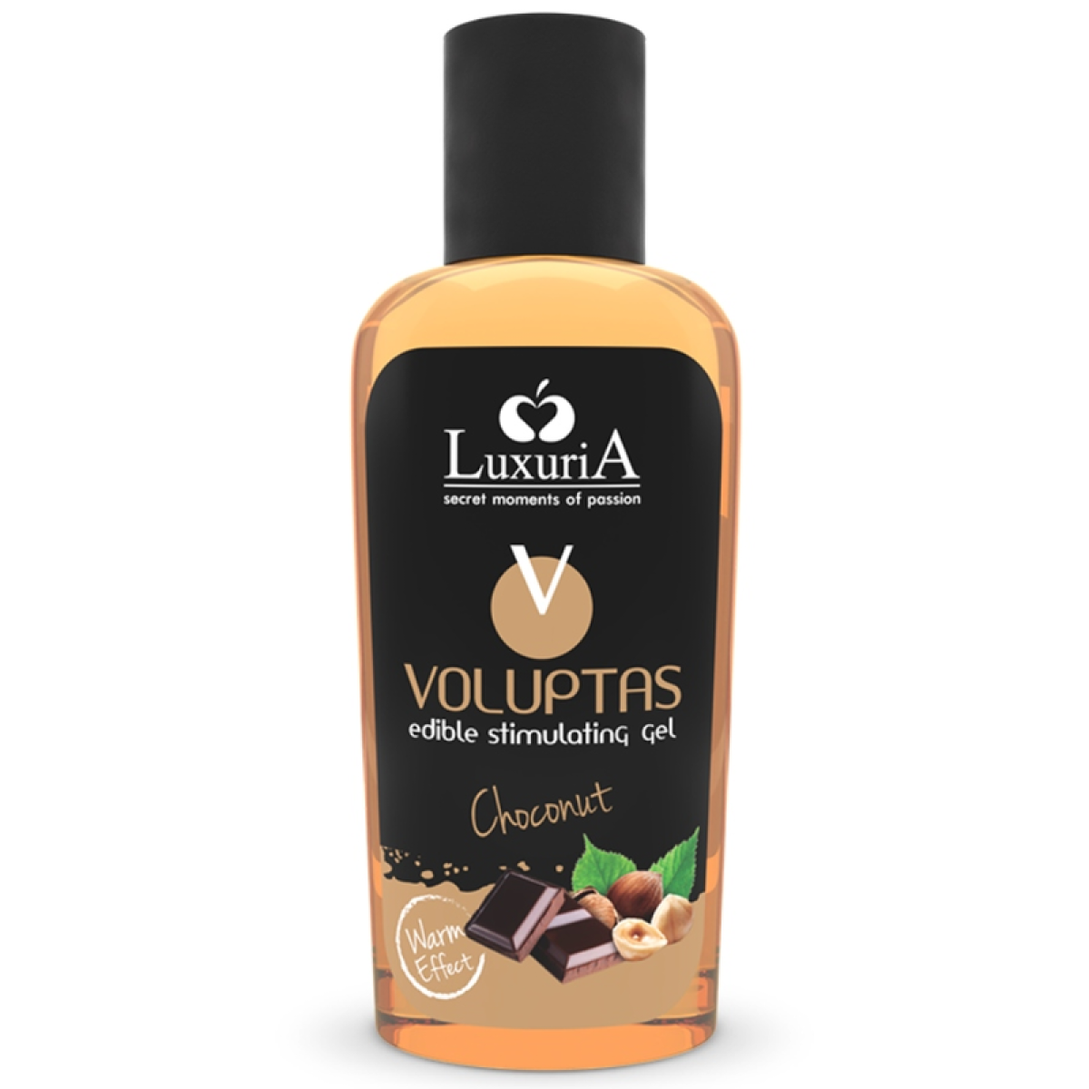 image Voluptas Gel de Massage Comestible Effet Chauffant - Choconut 100 Ml