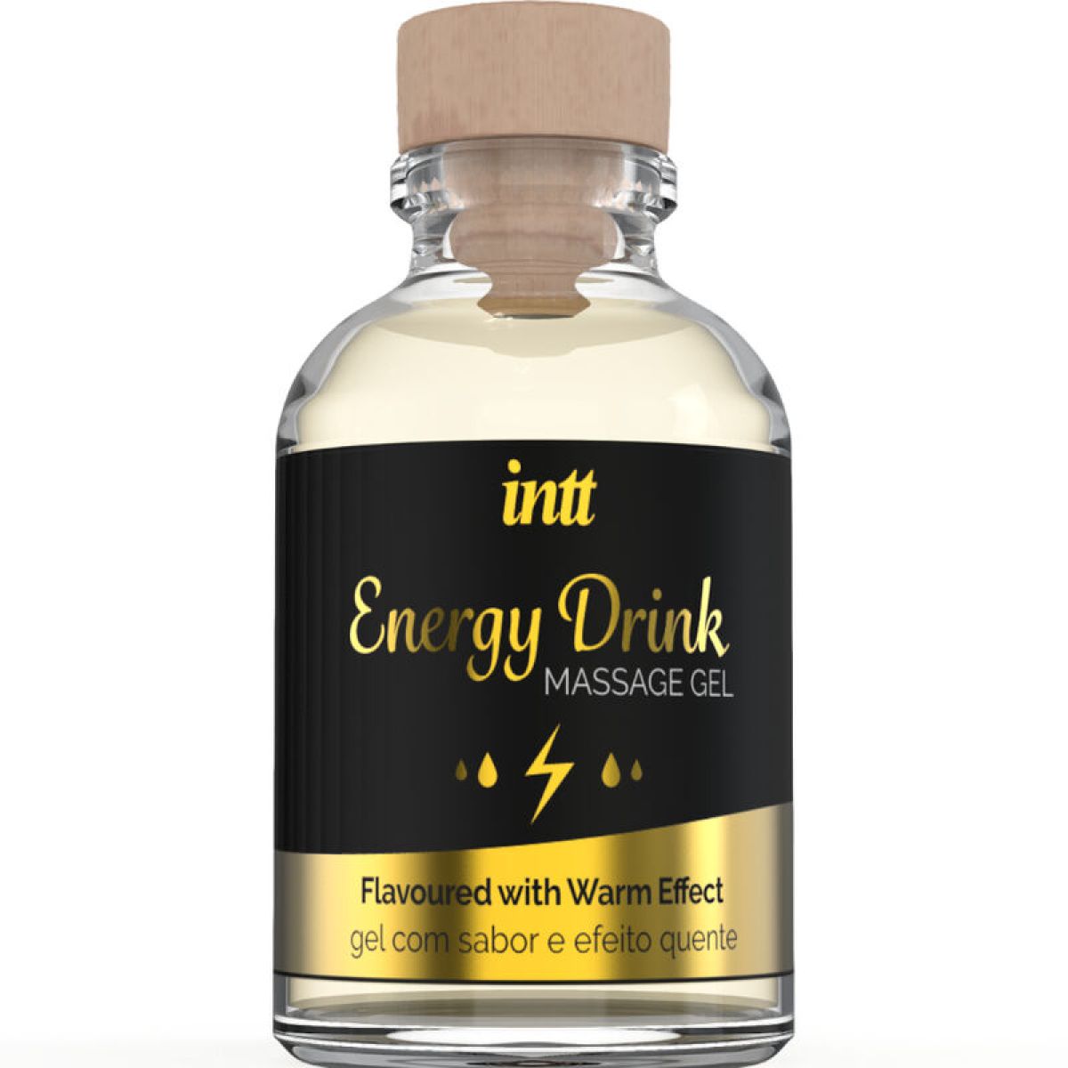 image Gel de Massage a L''energie Aromatisee Ca Boisson et Effet Chauffant