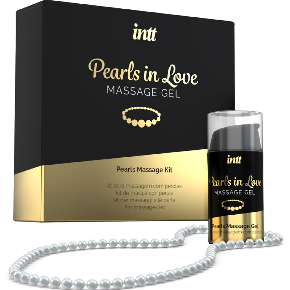 image Perles Amoureuses avec Collier de Perles et Gel de Silicone
