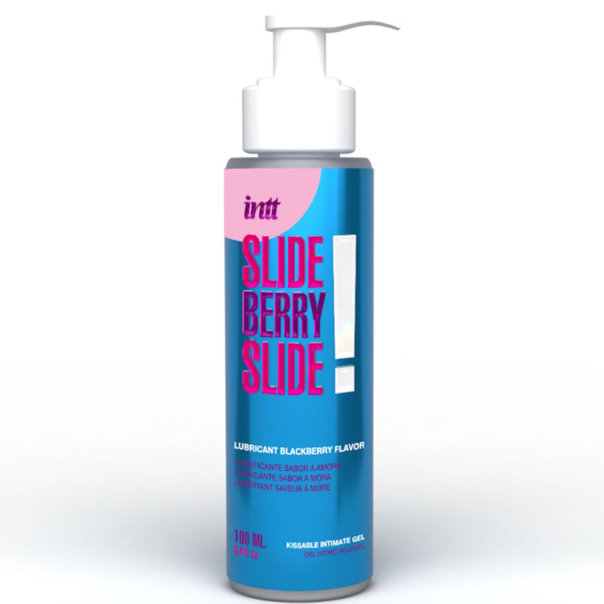 image Lubrifiant Intime à Base D'eau Kissable Saveur Mûre 100 Ml