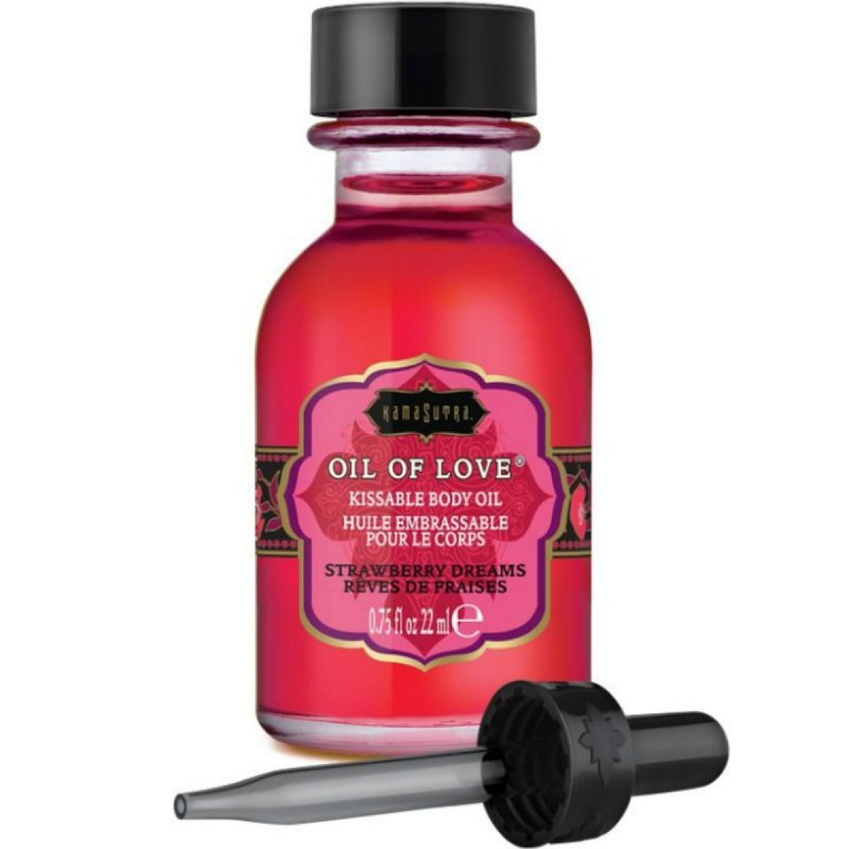 image Kamasutra - Huile Comestible Fraises 22 Ml