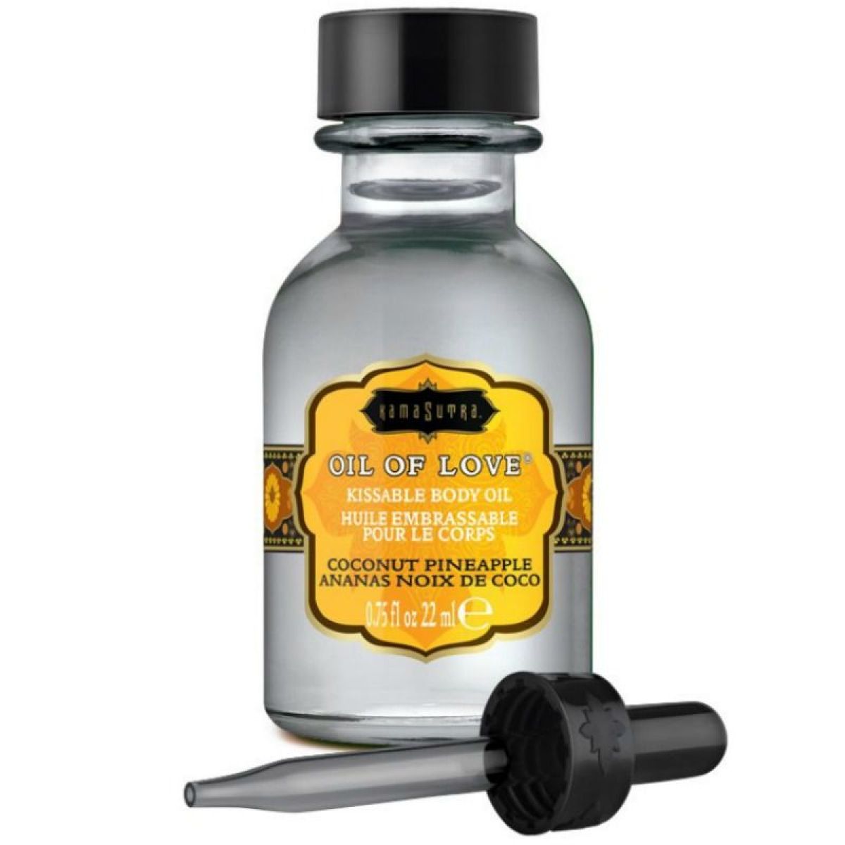 image Kamasutra - Huile Comestible Noix de Coco et Ananas 22 Ml