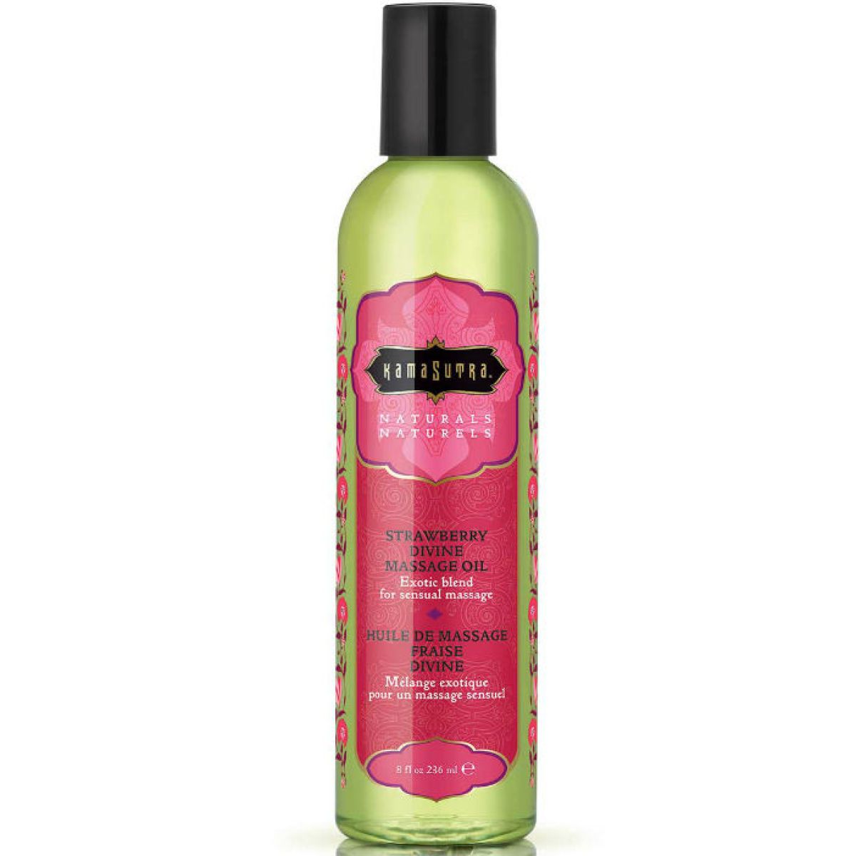 image Kamasutra - Huile de Massage Divine Fraise Naturals 236ml
