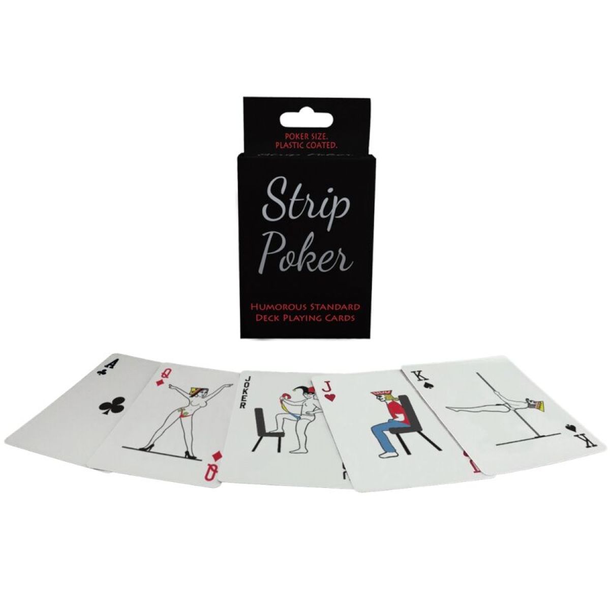 image Jeu de Cartes Humoureux de Strip Poker