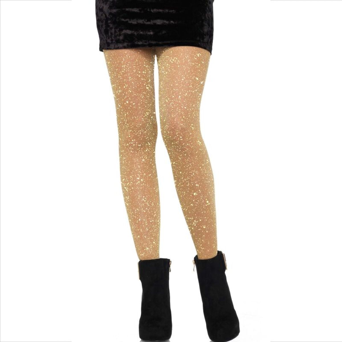 image Leg Avenue - Collants Transparents Dorés