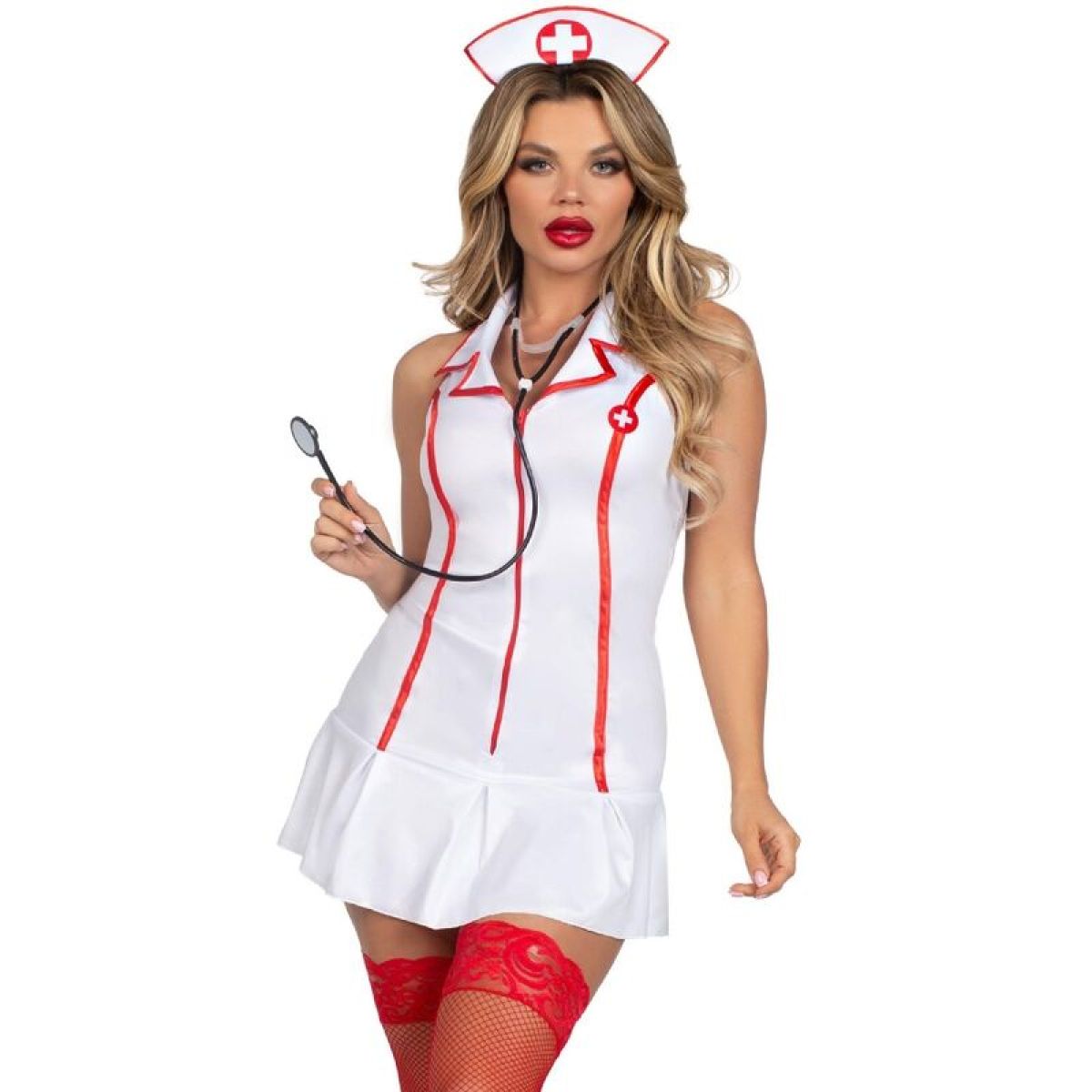 image Leg Avenue - Costume D'infirmière en Chef Blanc M/l