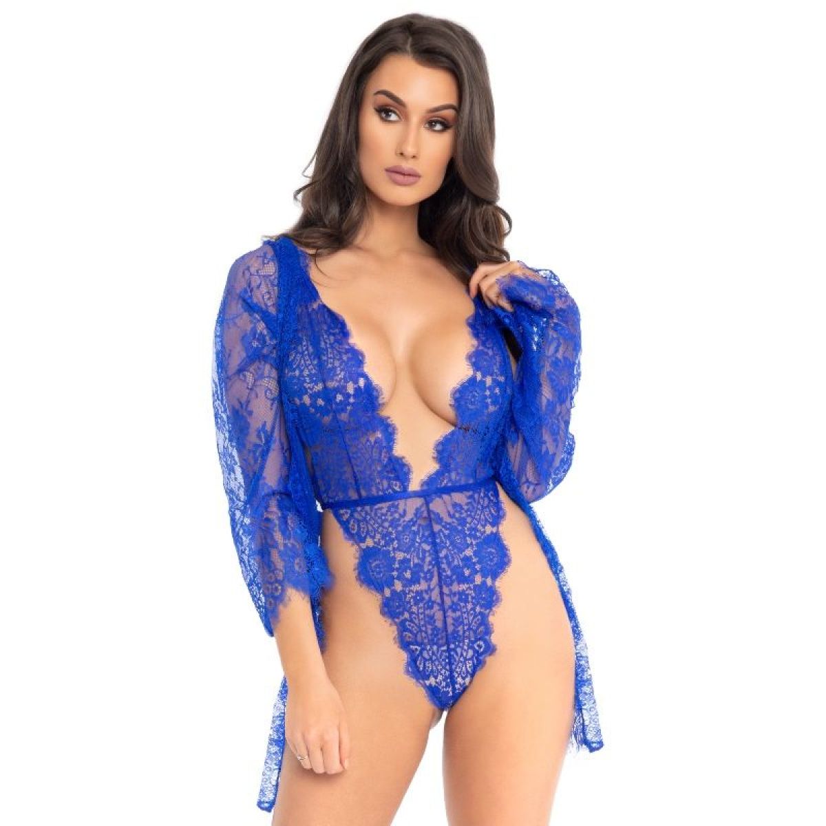 image Leg Avenue - Teddy et Robe Bleu S