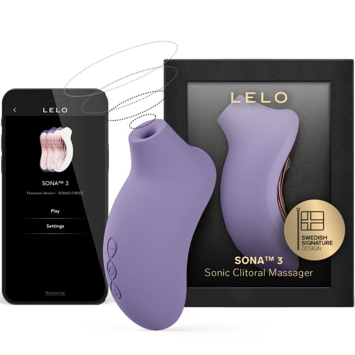 image Sona 3 Masseur Clitoral Sonique Violet Dusk