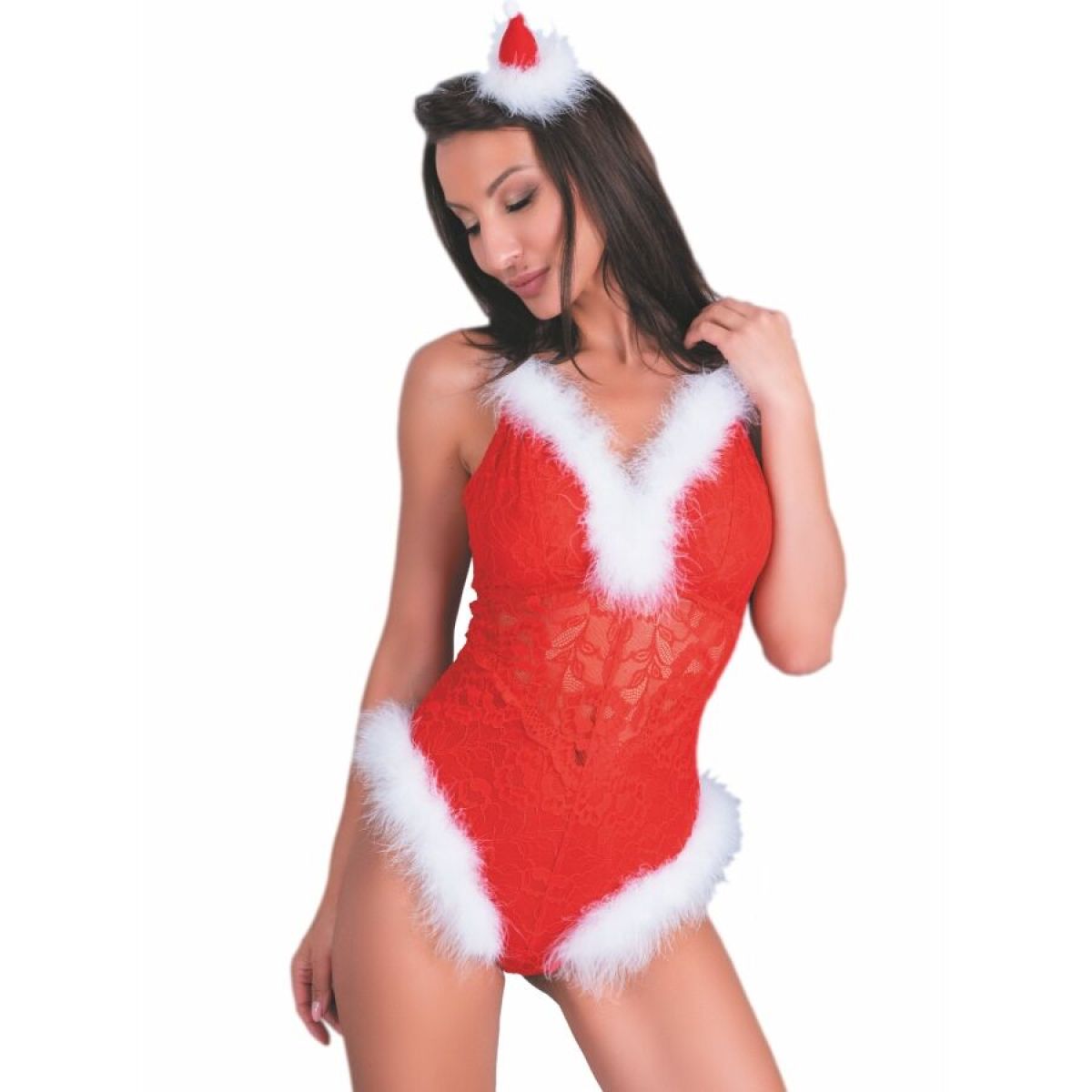 image Livco Corsetti Fashion - Body de Noël Père Noël Coquin Lc 90706 S/m