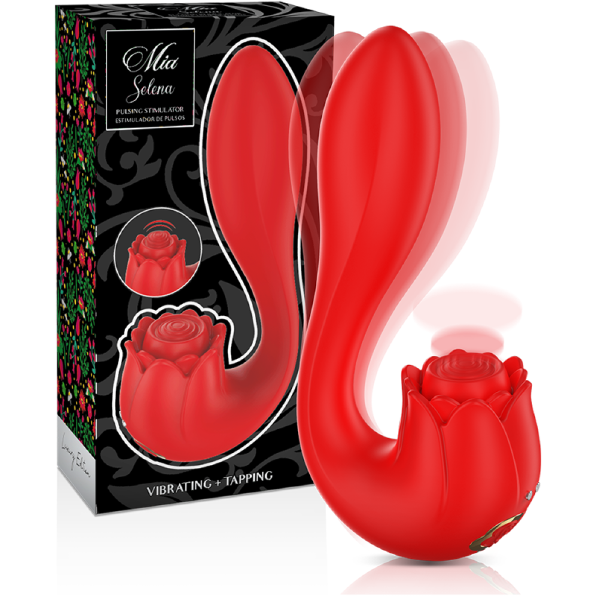 image Selena Stimulateur Vibrant + Tapping Rouge