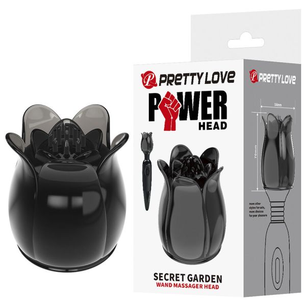 image Pretty Love - Secret Garden Tête de Massage Noire