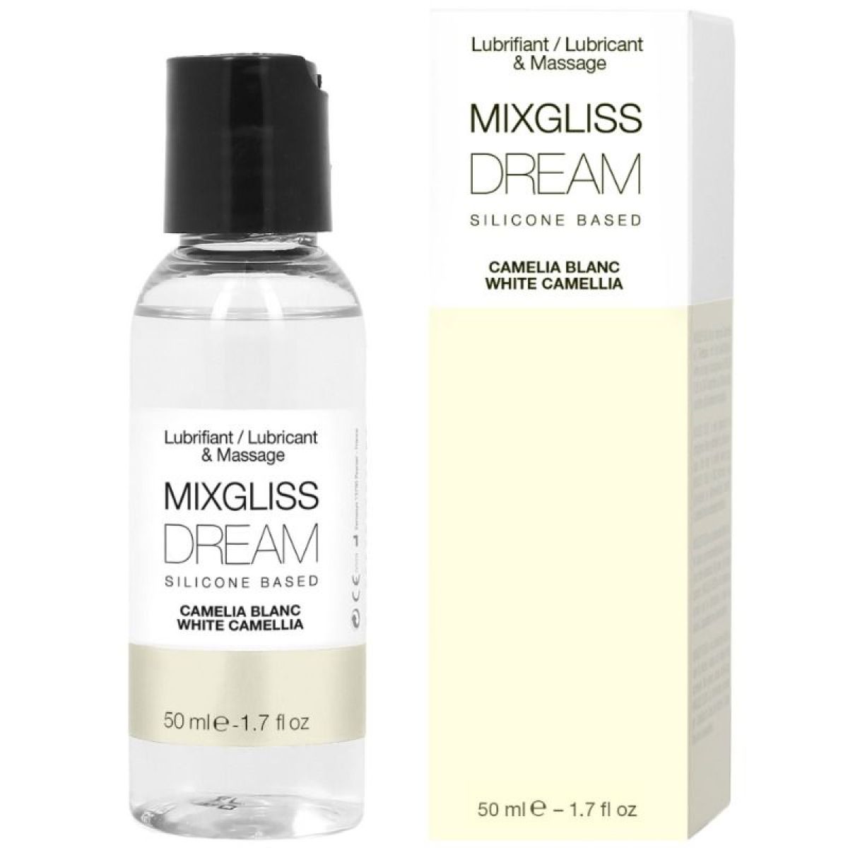 image Lubrifiant Silicone Camelia Blanc Dream 50 Ml