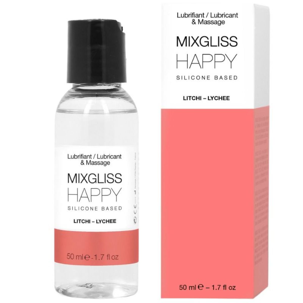 image Lubrifiant Silicone Happy Litchi 50 Ml