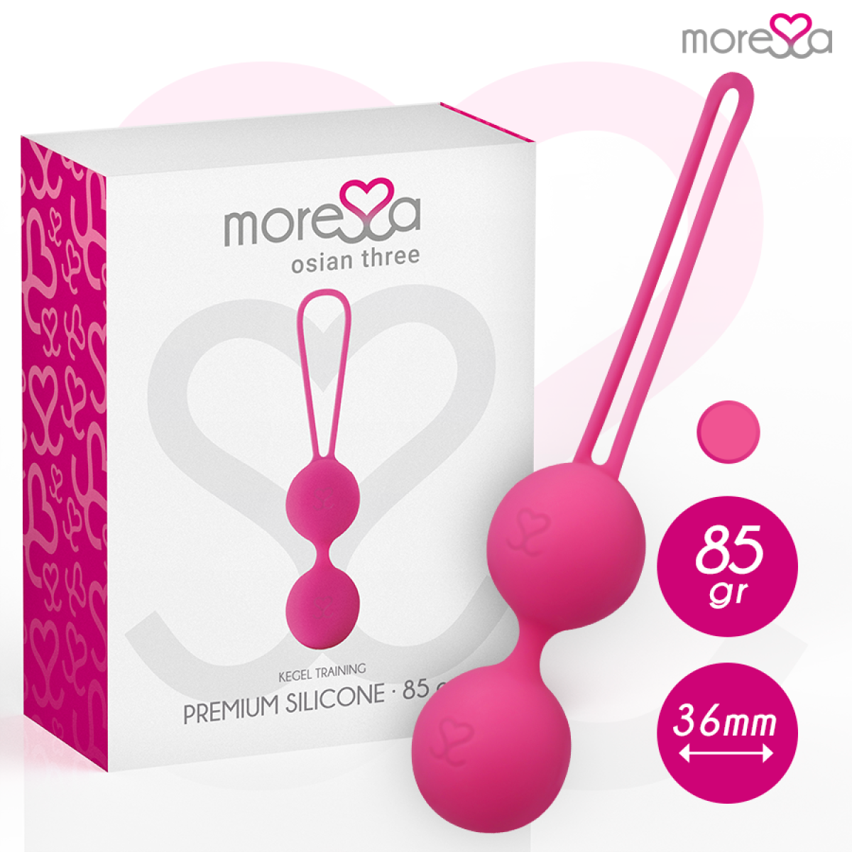 image Osian Trois Silicone Premium Rose