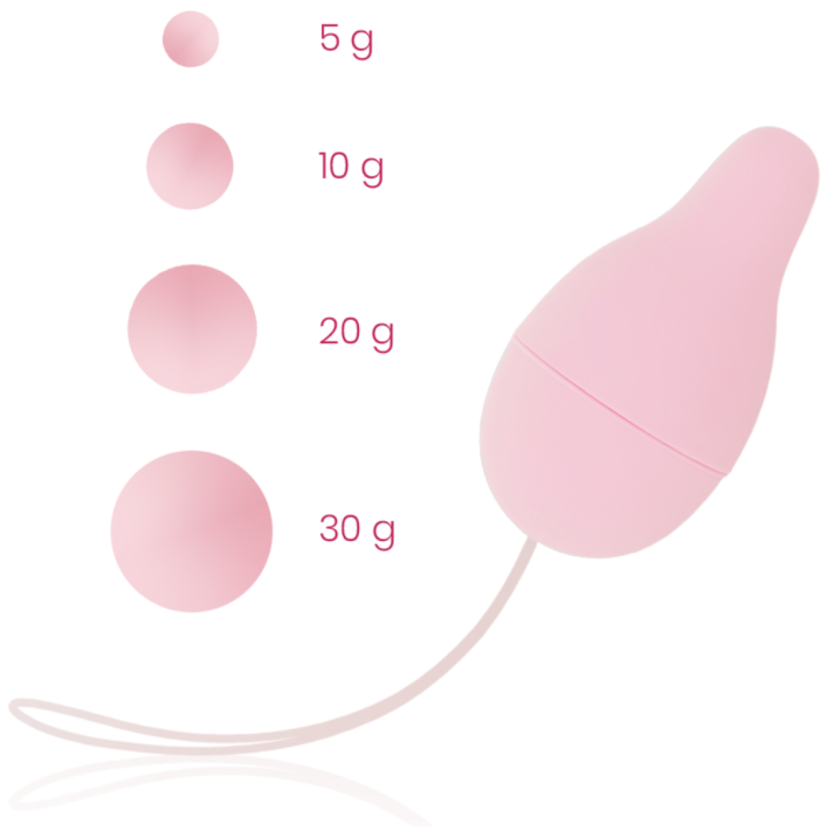 image Ohmama - Système de Poids Kegel pour Développeur du Plancher Pelvien