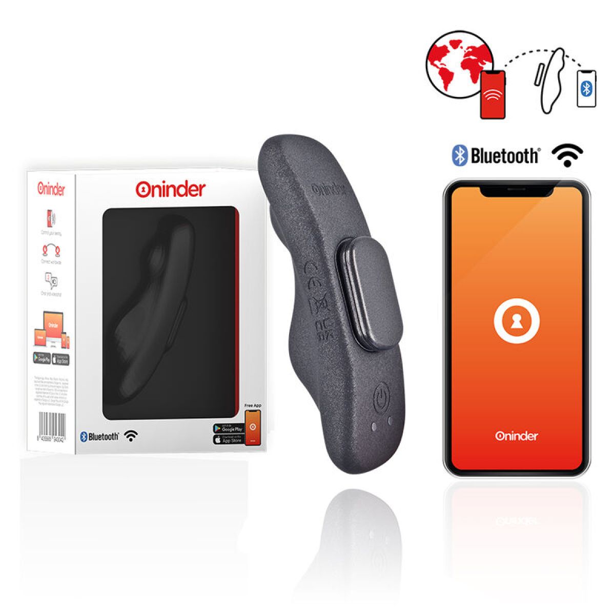 image Vibrateur Rechargeable Manila Panty 9 Vitesses 9,6 Cm X 2,6 Cm - Application Gratuite