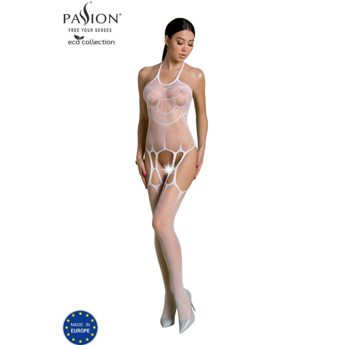 image Passion - Bodystocking Eco Collection Eco Bs002 Blanc