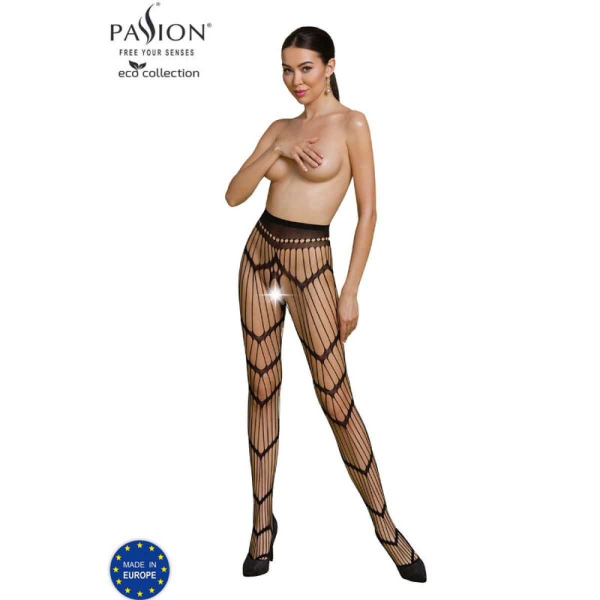 image Passion - Bodystocking Eco Collection Eco S006 Noir